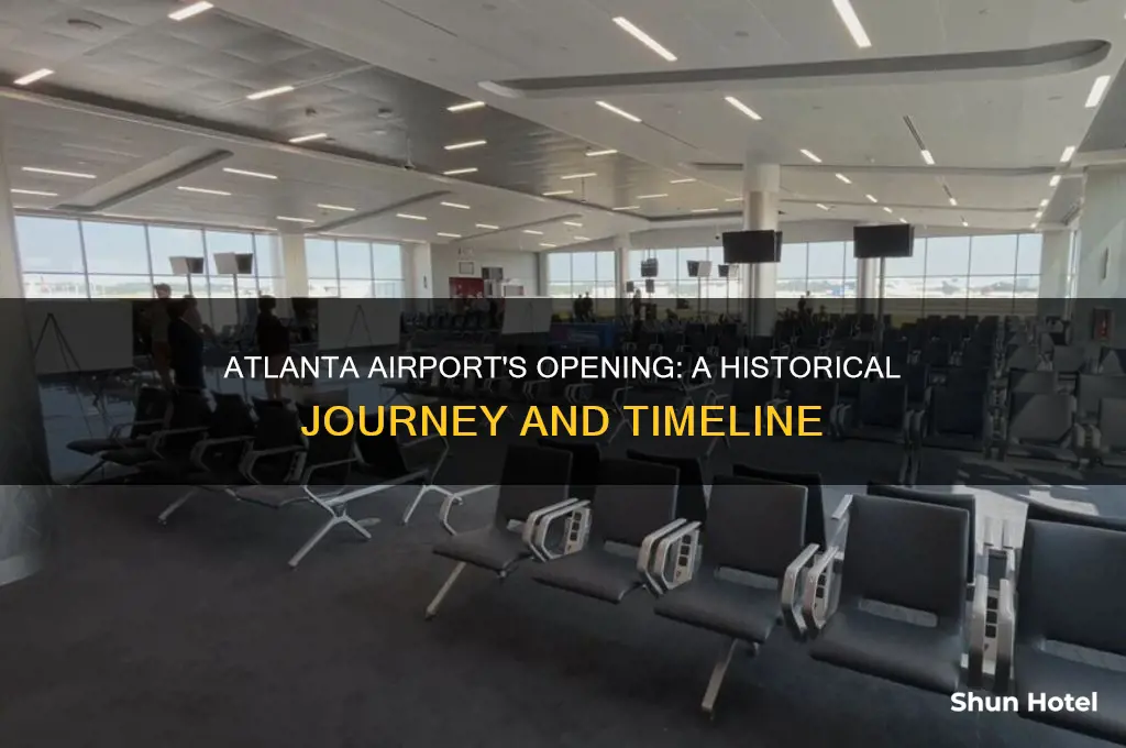when did atlanta airport open