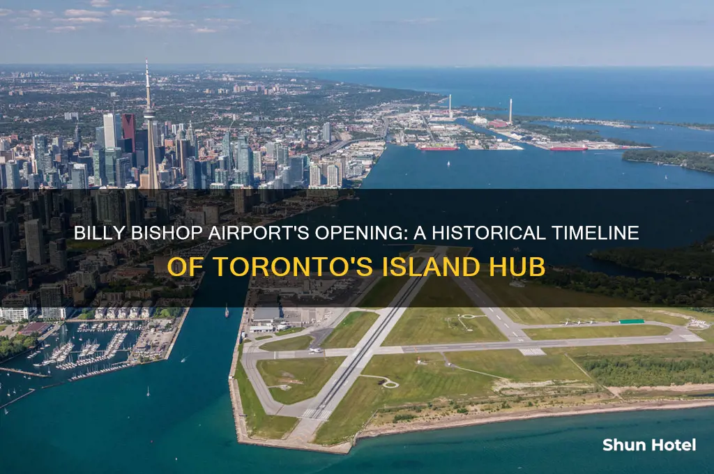 when did billy bishop airport open