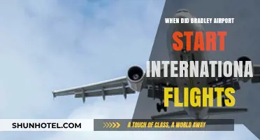 Bradley Airport's International Flight Launch: A Historical Overview