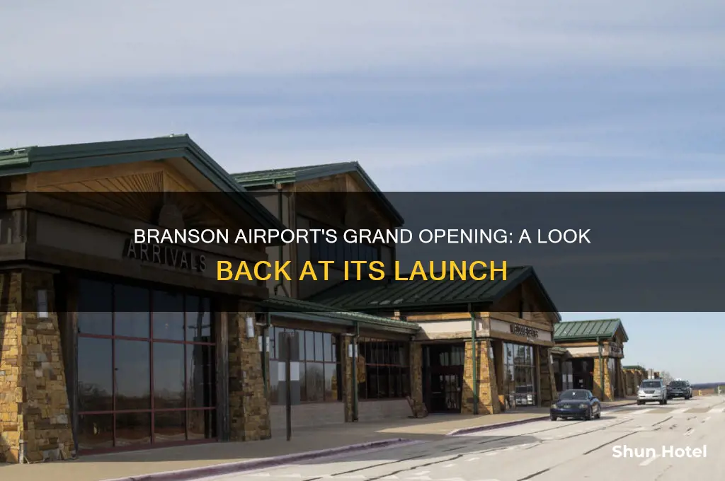 when did branson airport open