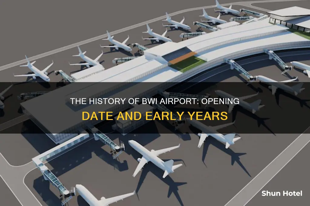 when did bwi airport open