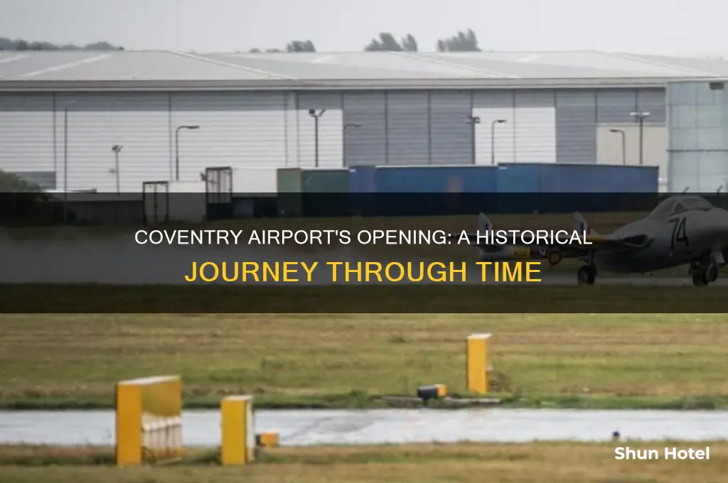 when did coventry airport open