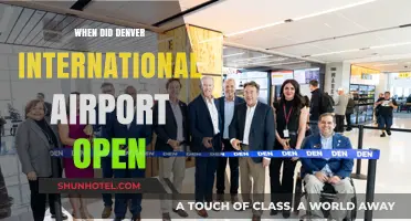 Denver International Airport's Grand Opening: A Historical Timeline