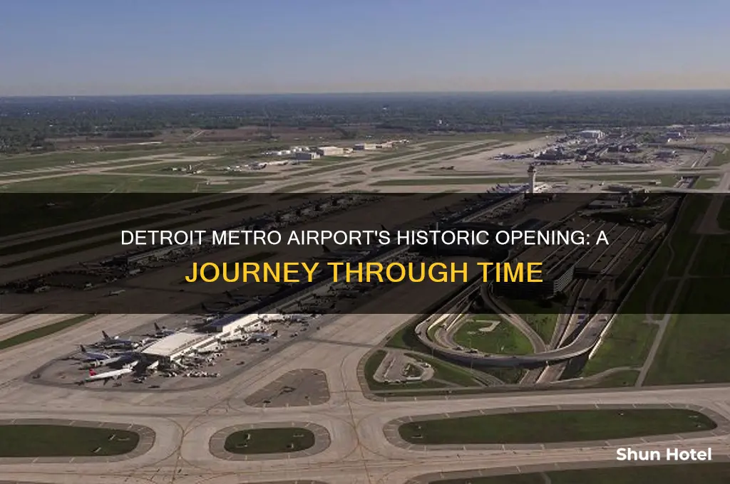 when did detroit metro airport open