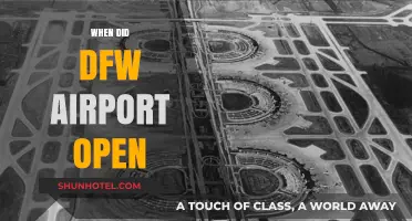 The Historical Opening of DFW Airport: A Timeline Revealed