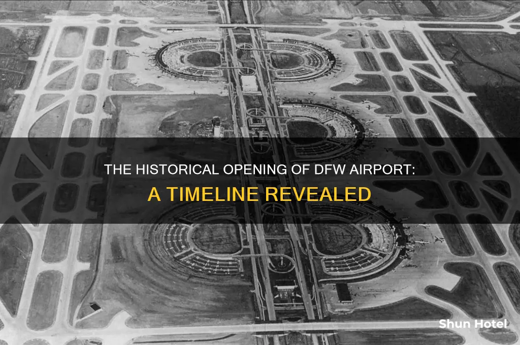 when did dfw airport open
