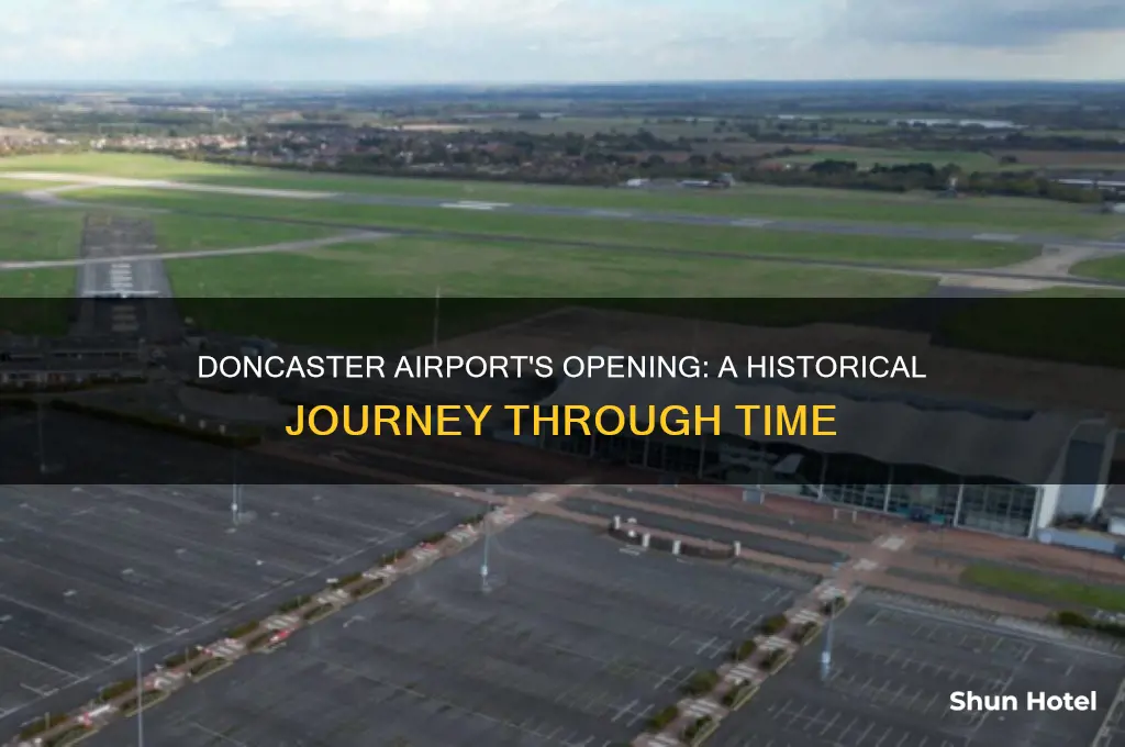 when did doncaster airport open