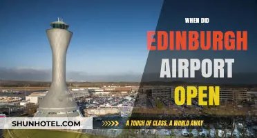 Edinburgh Airport's Historic Opening: A Journey Through Time