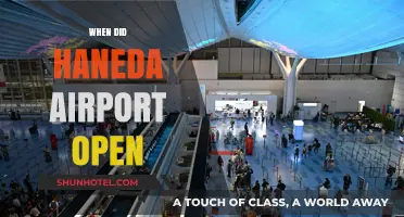 Haneda Airport's Historic Opening: A Journey Through Time