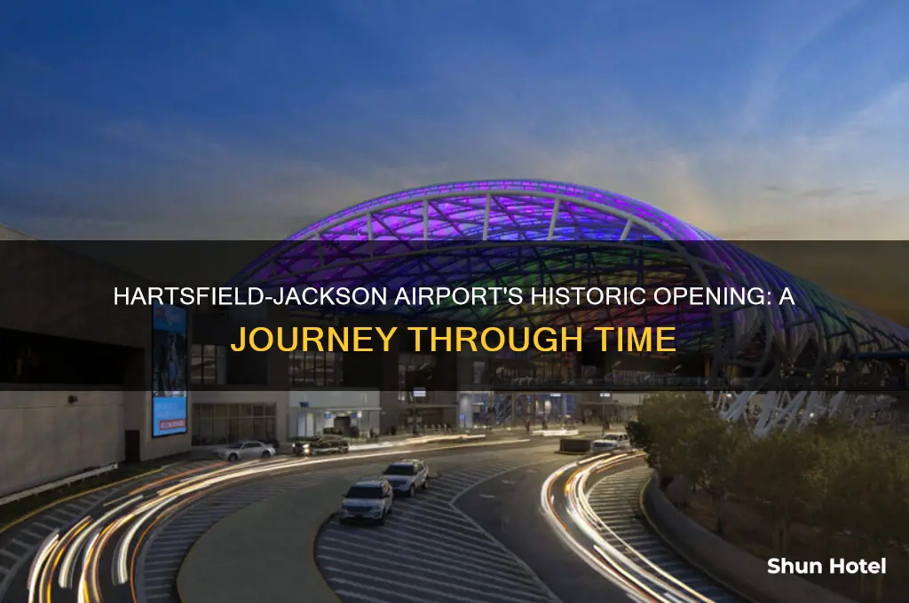 when did hartsfield jackson airport open