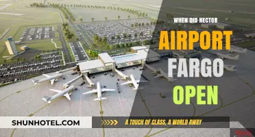 Hector Airport Fargo: A Historical Look at Its Opening Date