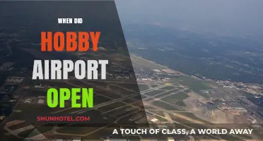 When Did Hobby Airport Open? A Historical Overview