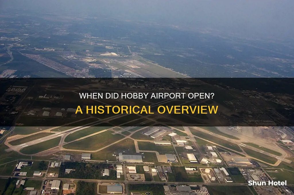 when did hobby airport open