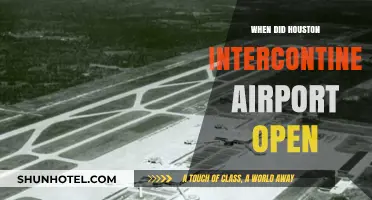 Houston Intercontinental Airport's Opening: A Historical Journey and Timeline