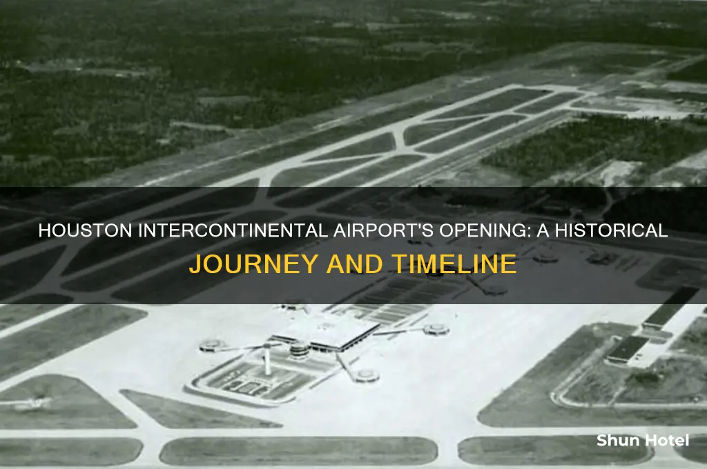 when did houston intercontinental airport open
