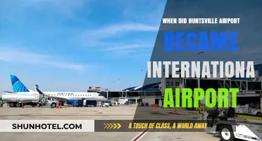 Huntsville Airport's Journey to International Status: A Historical Overview