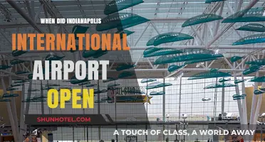 Indianapolis International Airport: A Historical Overview of Its Opening