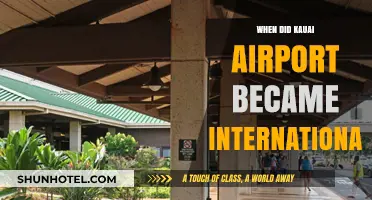 Kauai Airport's International Status: A Historical Timeline and Impact