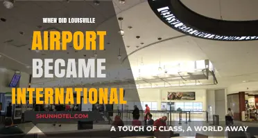Louisville Airport's Journey to International Status: A Historical Overview