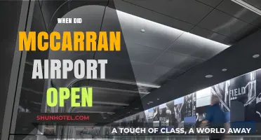 McCarran Airport's Historic Opening: A Journey Through Time