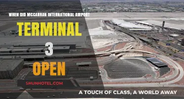 McCarran International Airport Terminal 3: Opening Date Revealed