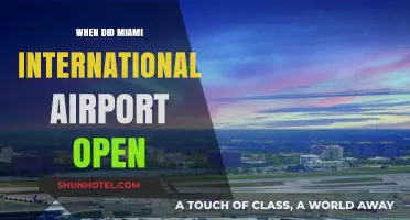Miami International Airport's Historic Opening: A Journey Through Time