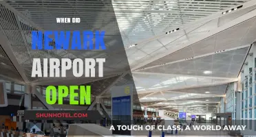 Newark Airport's Historic Opening: A Journey Through Time