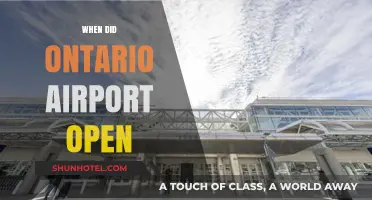 Ontario Airport's Opening: A Historical Overview of Its Launch Date