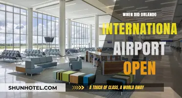 Orlando International Airport's Historic Opening: A Journey Through Time