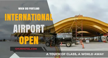 Portland International Airport's Historic Opening: A Timeline of Its Beginnings