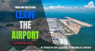 Protestors' Departure: The Airport Reopens After Demonstrations
