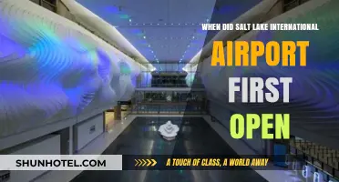 Salt Lake International Airport's Historic Opening: A Journey Through Time