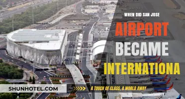 San Jose Airport's Journey to International Status: A Historical Overview