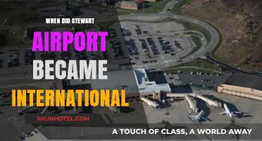 Stewart Airport's International Status: A Historical Timeline and Key Milestones