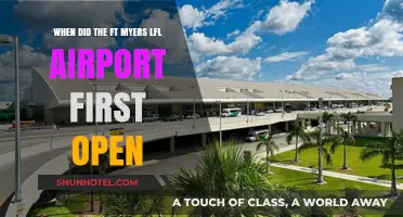 The Opening of Ft Myers LFL Airport: A Historical Overview