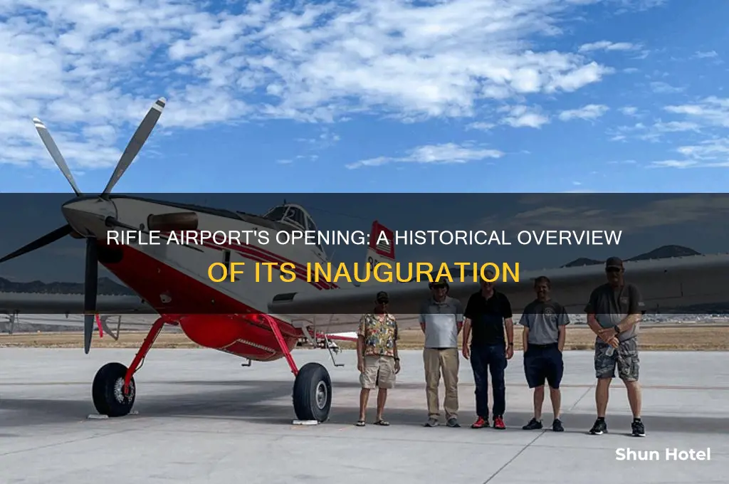 when did the rifle airport open