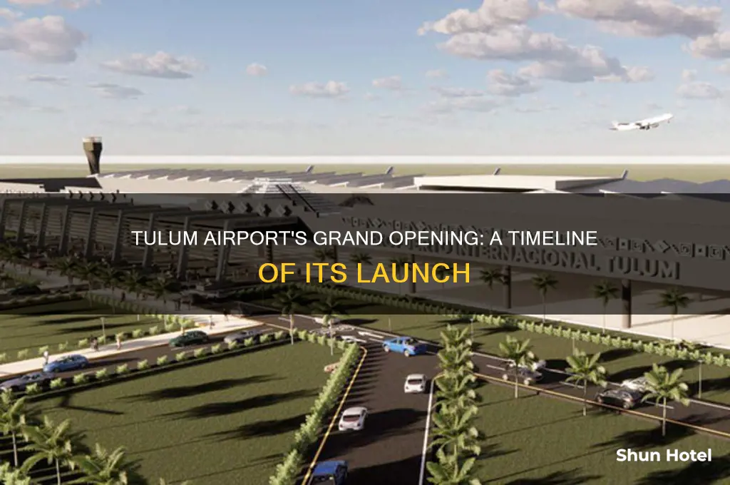 when did the tulum airport open