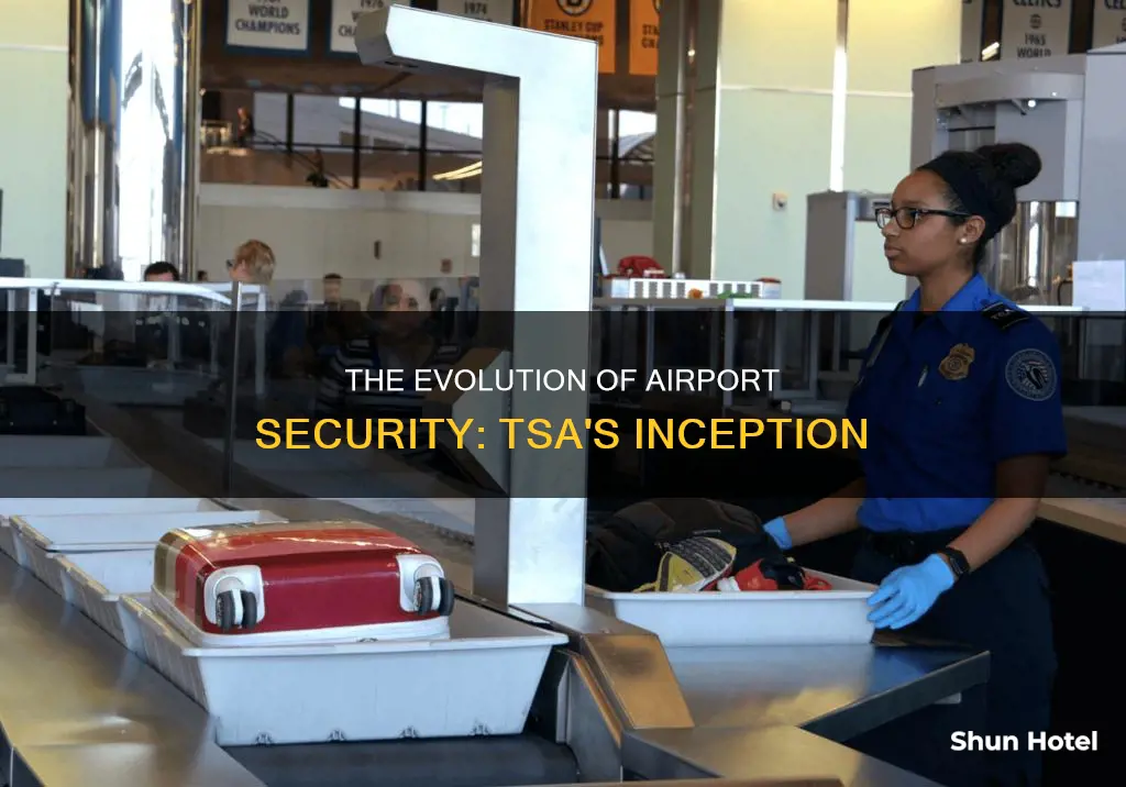 when did tsa start at airports