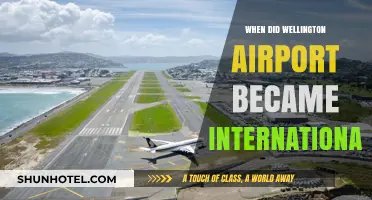 When Wellington Airport Gained International Status: A Historical Overview