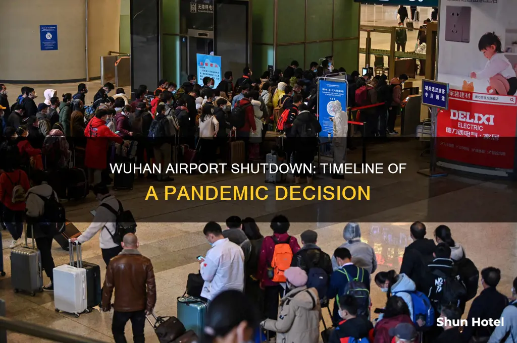 when did wuhan airport shut down