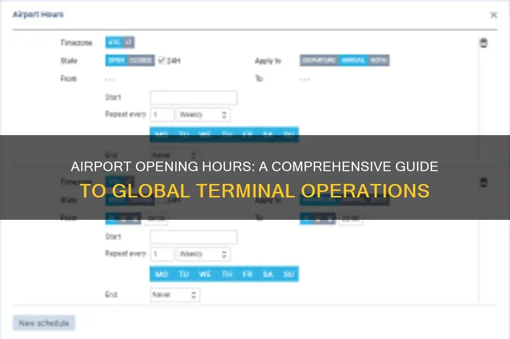 when do airports open