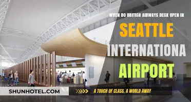 British Airways Desk Opening Times at Seattle International Airport