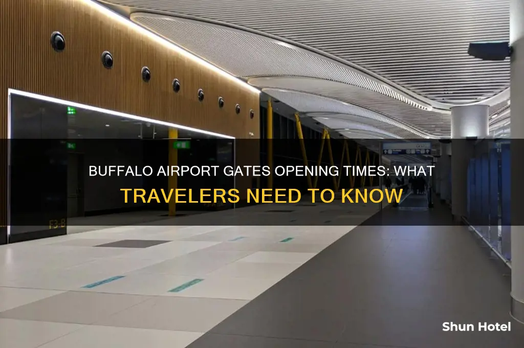 when do gates open buffalo airport