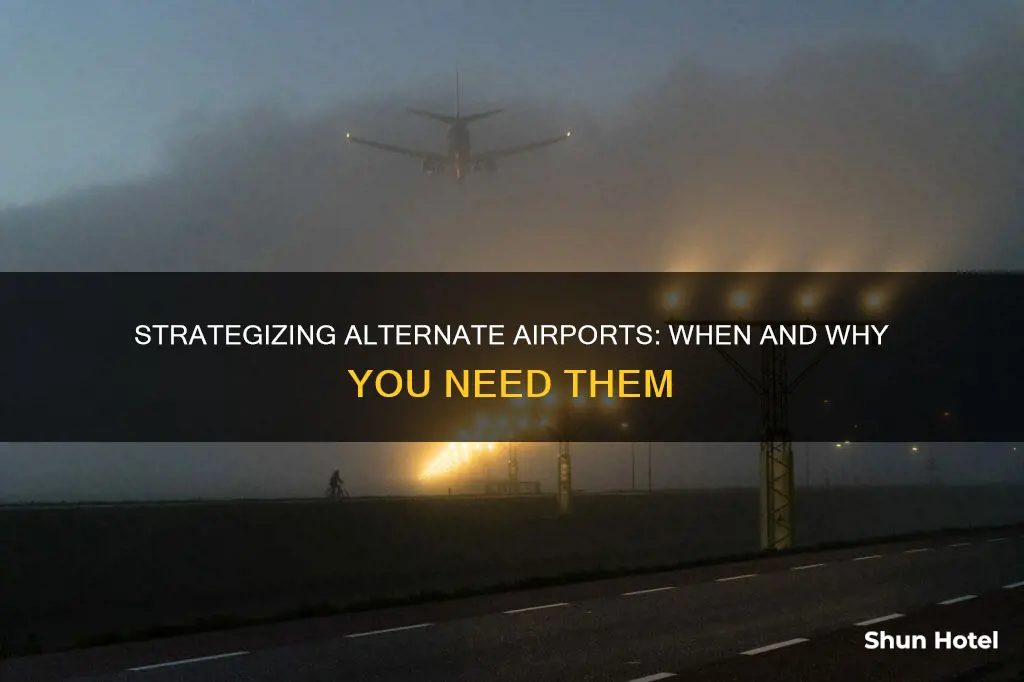 when do i need alternate airport