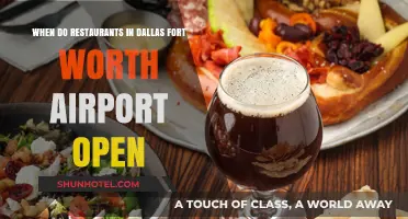 Dallas Fort Worth Airport Restaurant Hours: When Do They Open?