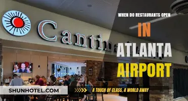 Atlanta Airport Restaurant Hours: When and Where to Dine Before Your Flight