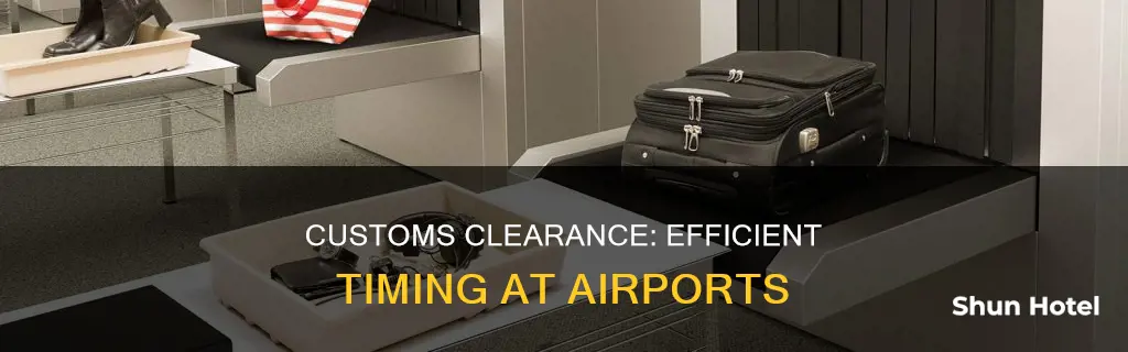 when do you do customs airport