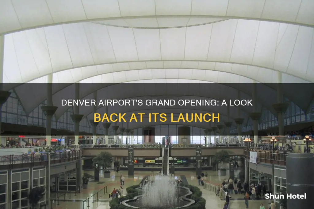 when dod the denver airport open