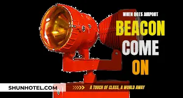 Airport Beacons: When Do They Shine?