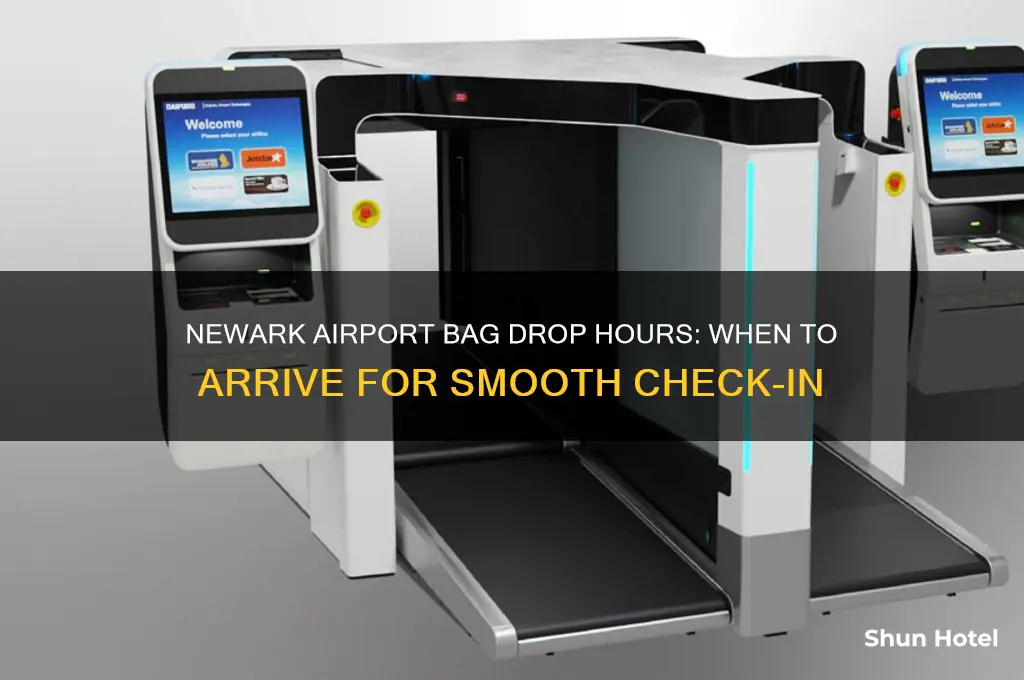 when does bag drop open newark airport